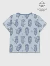 Детская футболка хлопок / Ёжик в тумане Blue