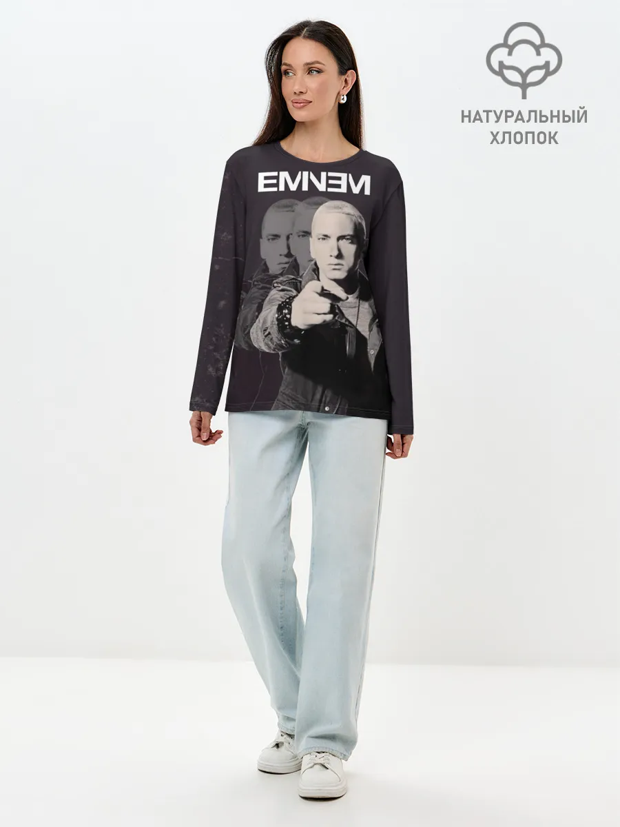 Лонгслив женский. Хлопок / Eminem