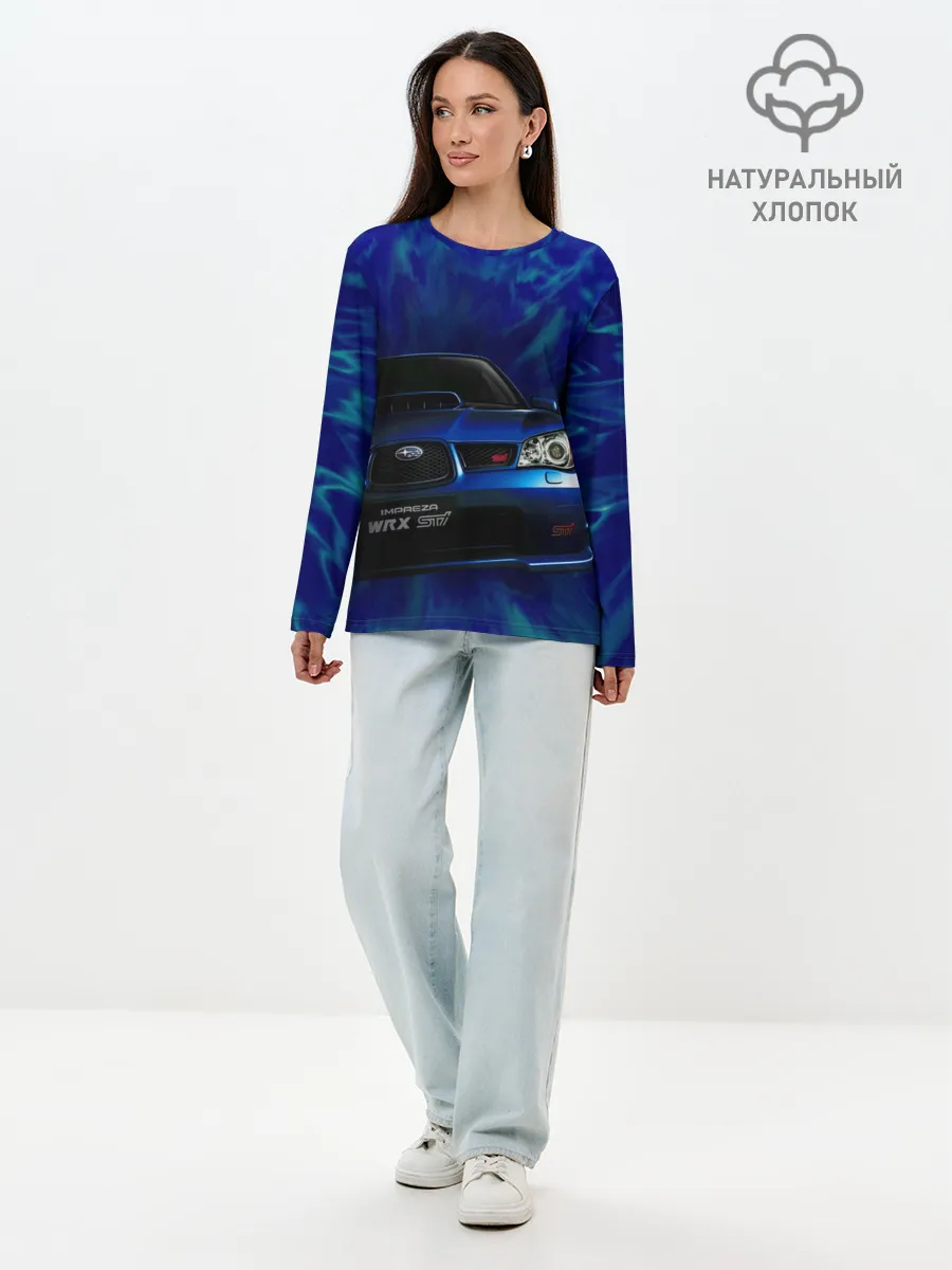 Лонгслив женский. Хлопок / Subaru