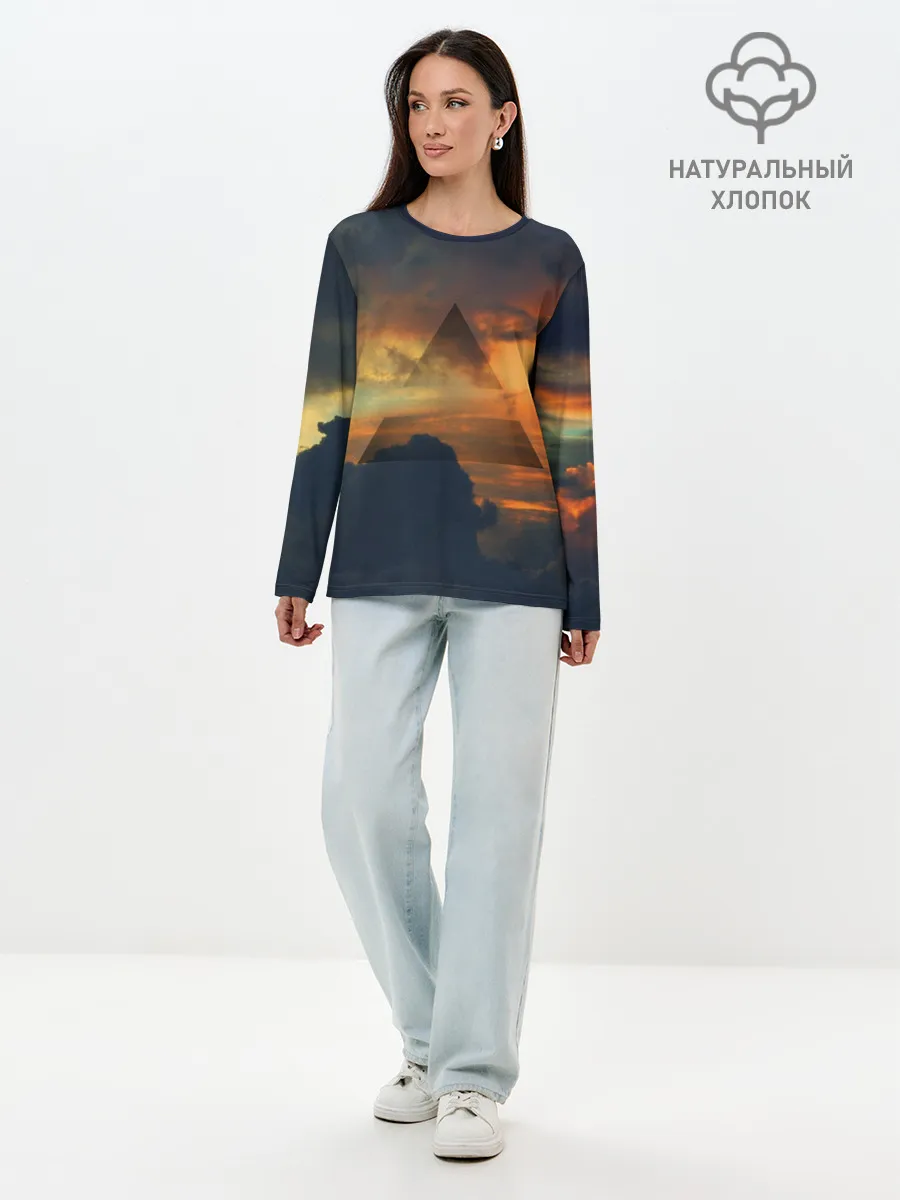 Лонгслив женский. Хлопок / 30 seconds to mars