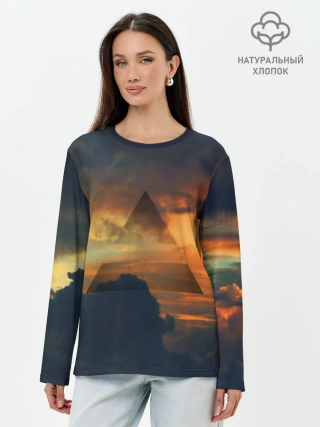 Лонгслив женский. Хлопок / 30 seconds to mars