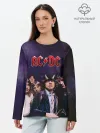 Лонгслив женский. Хлопок / AC/DC
