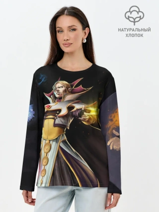 Лонгслив женский. Хлопок / Invoker
