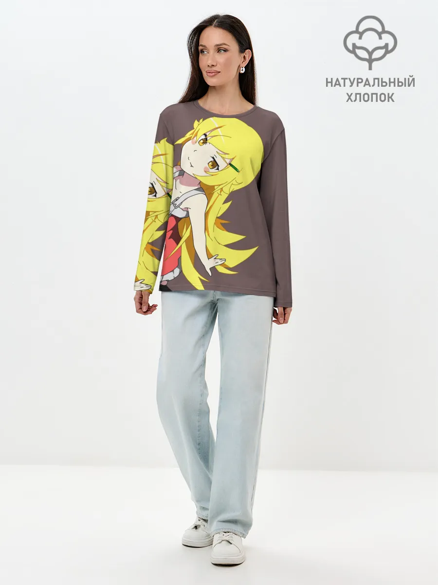 Лонгслив женский. Хлопок / Shinobu