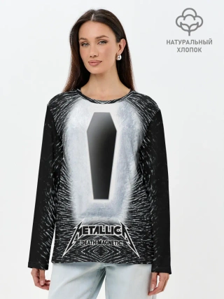 Лонгслив женский. Хлопок / METALLICA