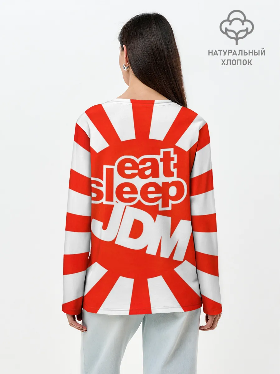 Лонгслив женский. Хлопок / Domo jdm