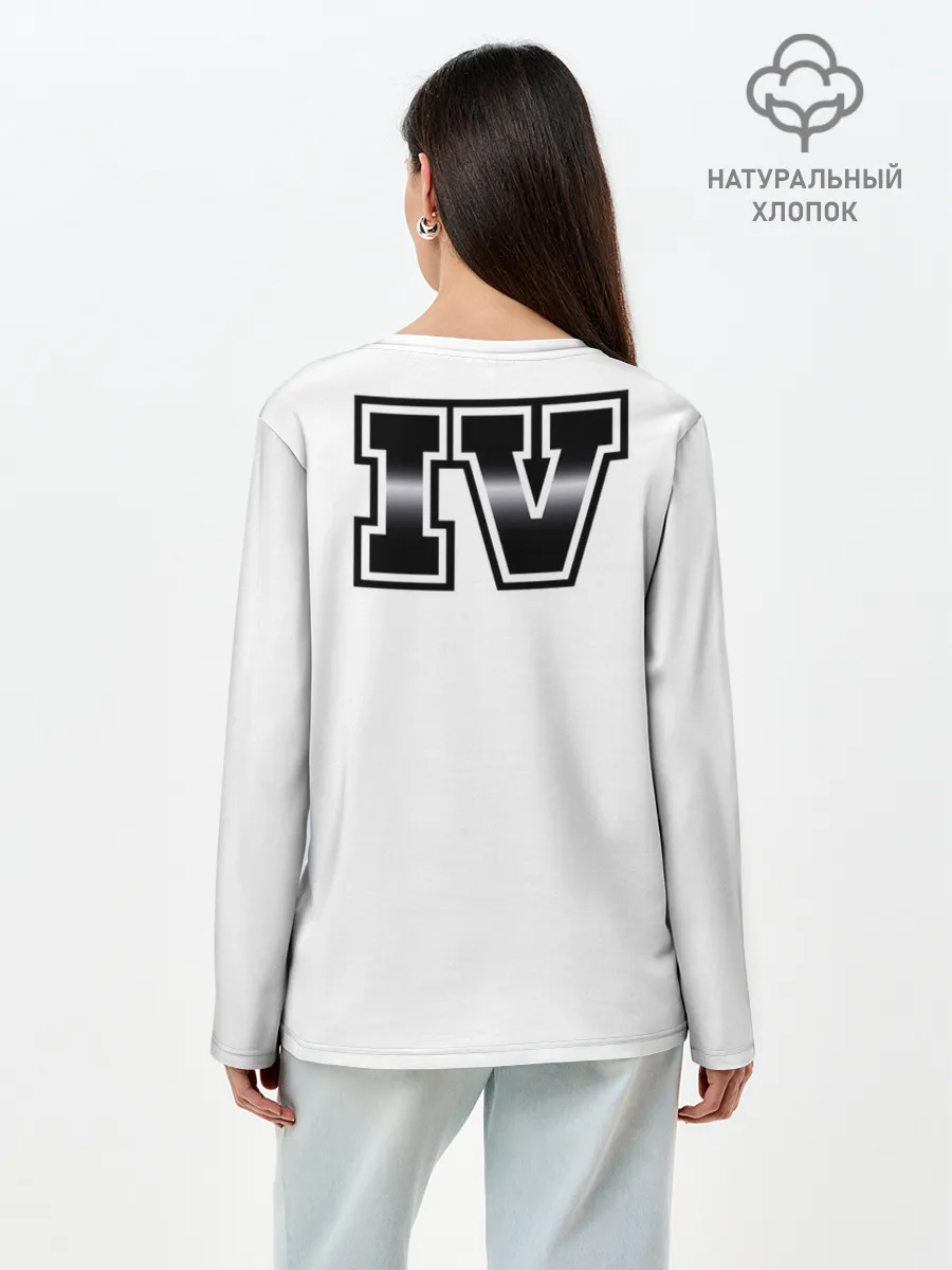 Лонгслив женский. Хлопок / Нико