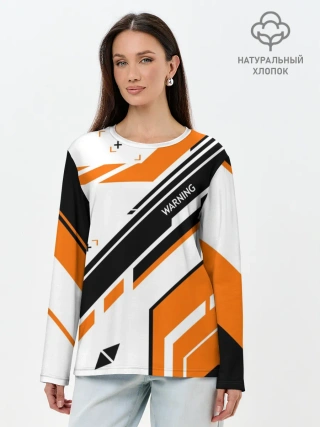 Лонгслив женский. Хлопок / cs:go - Asiimov P90 Style