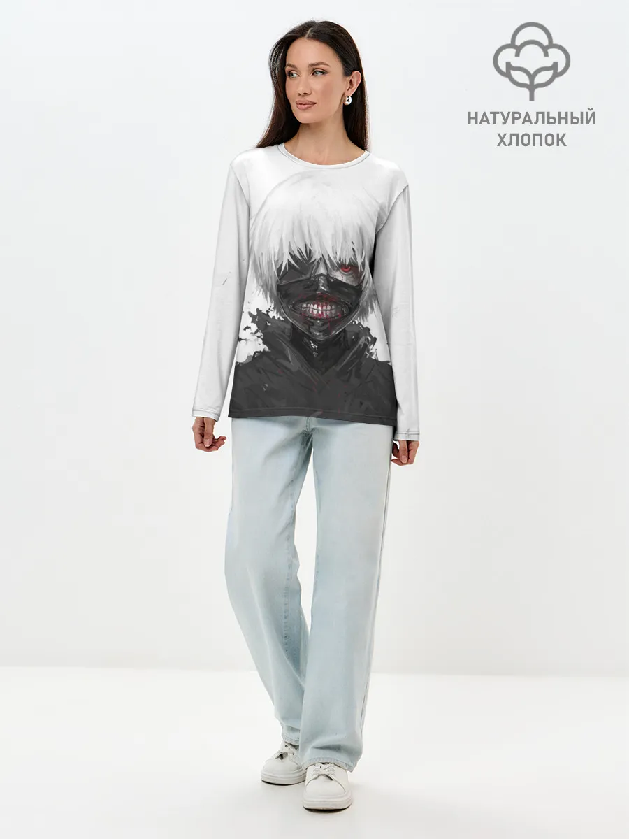 Лонгслив женский. Хлопок / Tokyo Ghoul