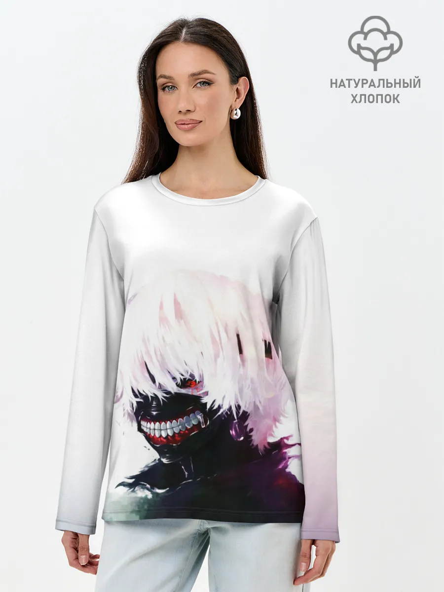 Лонгслив женский. Хлопок / Smile