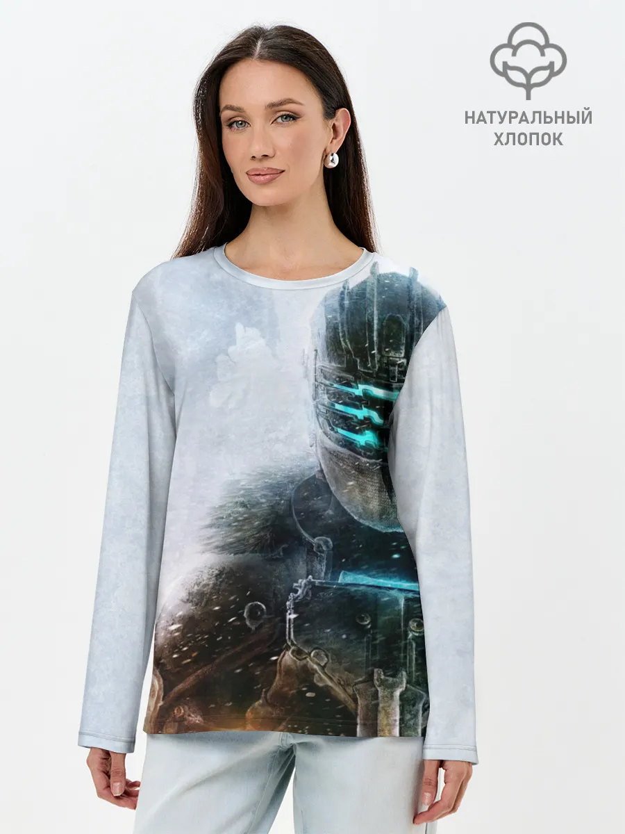 Лонгслив женский. Хлопок / Айзек Кларк