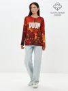 Лонгслив женский. Хлопок / DOOM