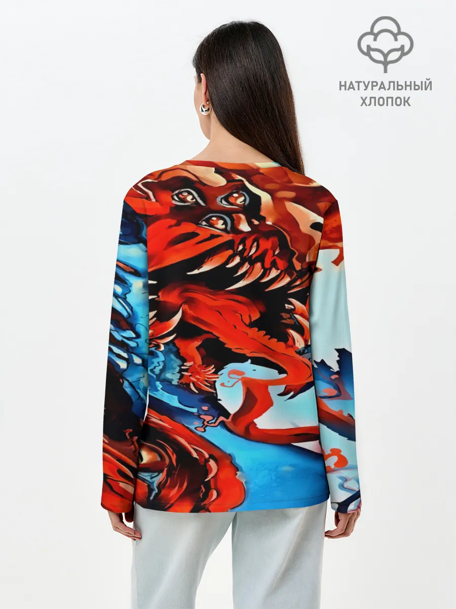 Лонгслив женский. Хлопок / CS GO Hyper Beast