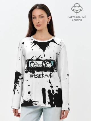 Лонгслив женский. Хлопок / We are the black parade