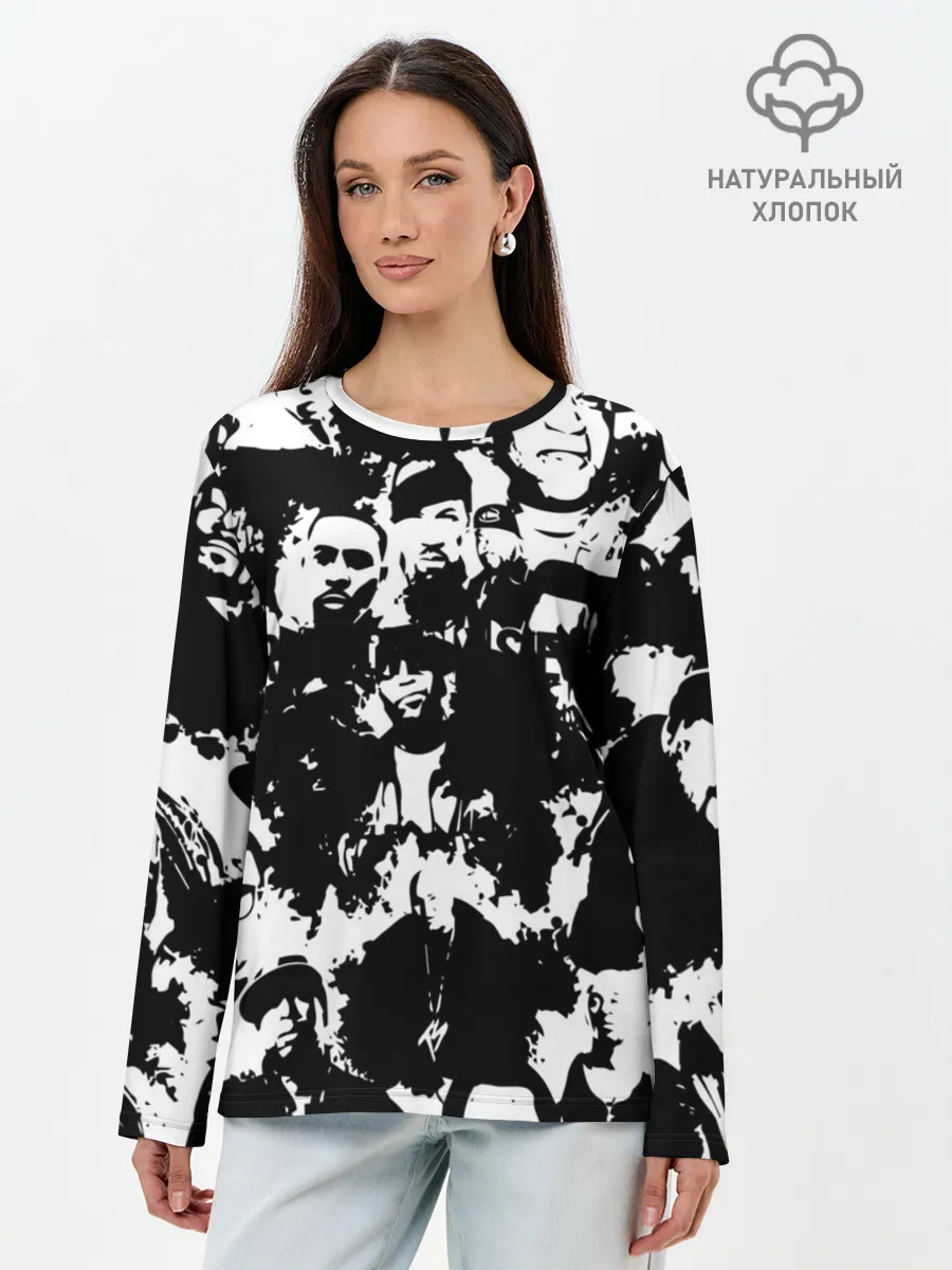 Лонгслив женский. Хлопок / ЛЕГЕНДЫ РЕПА