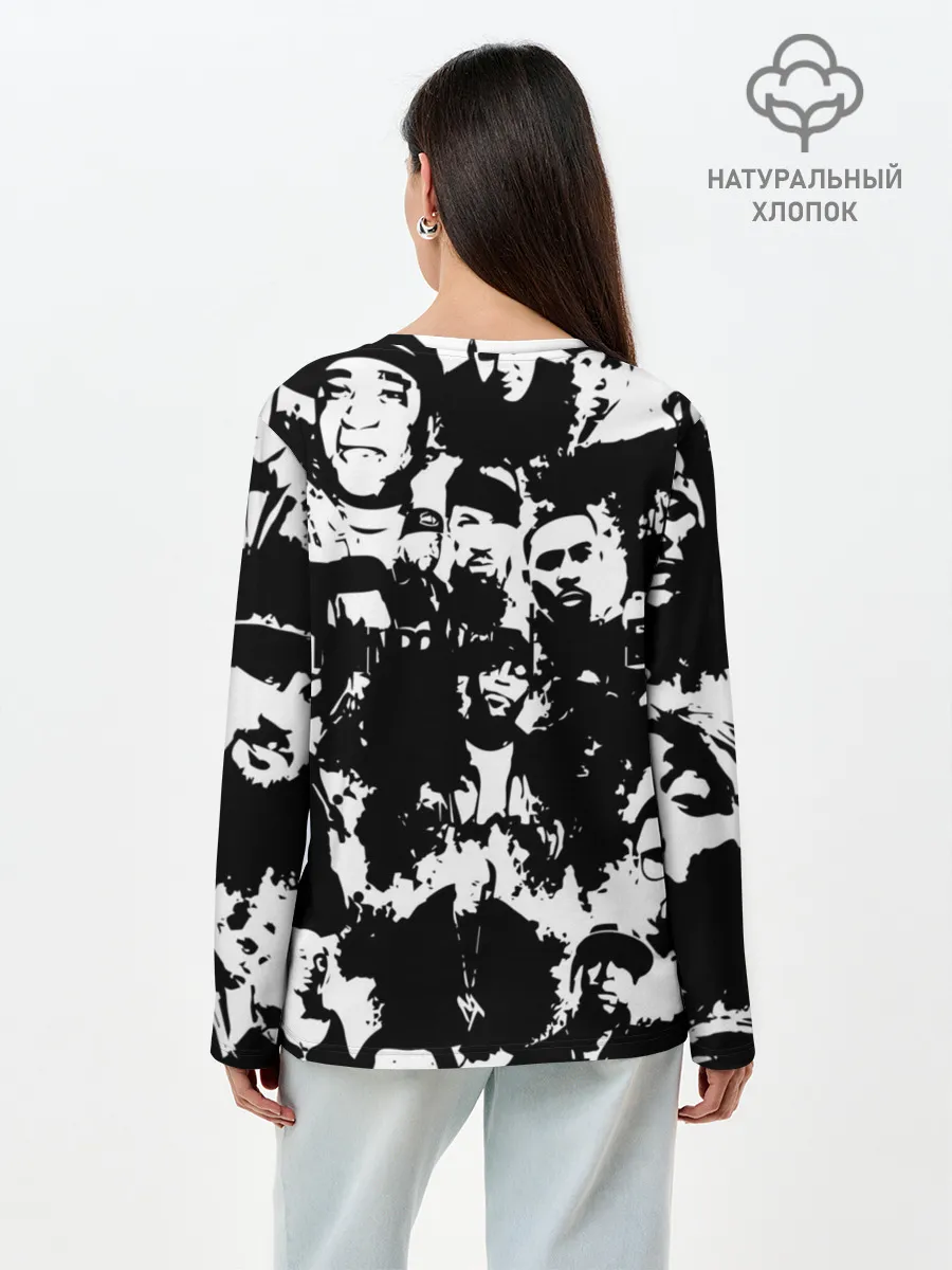 Лонгслив женский. Хлопок / ЛЕГЕНДЫ РЕПА