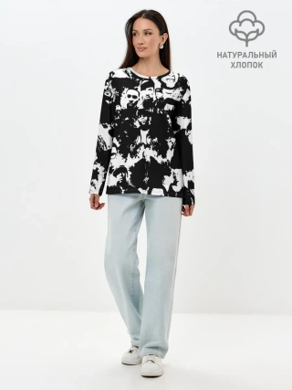 Лонгслив женский. Хлопок / ЛЕГЕНДЫ РЕПА