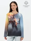 Лонгслив женский. Хлопок / Battlefield 1 | Под дирижаблем