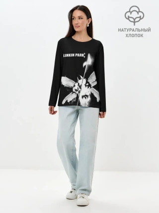 Лонгслив женский. Хлопок / Linkin Park