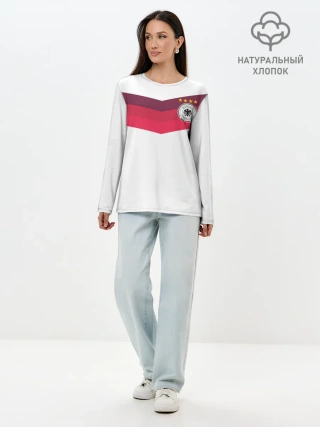 Лонгслив женский. Хлопок / Сборная Германии по футболу