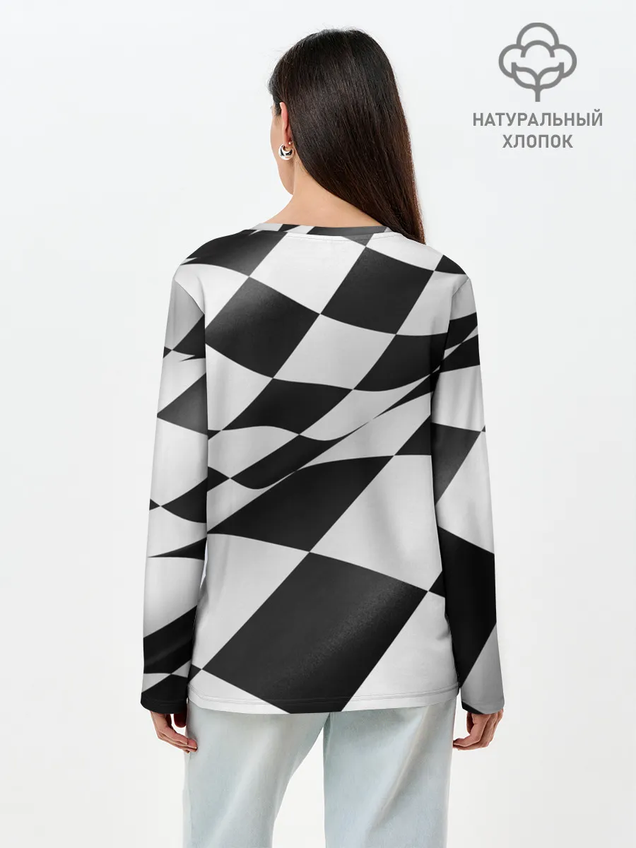 Лонгслив женский. Хлопок / Формула 1