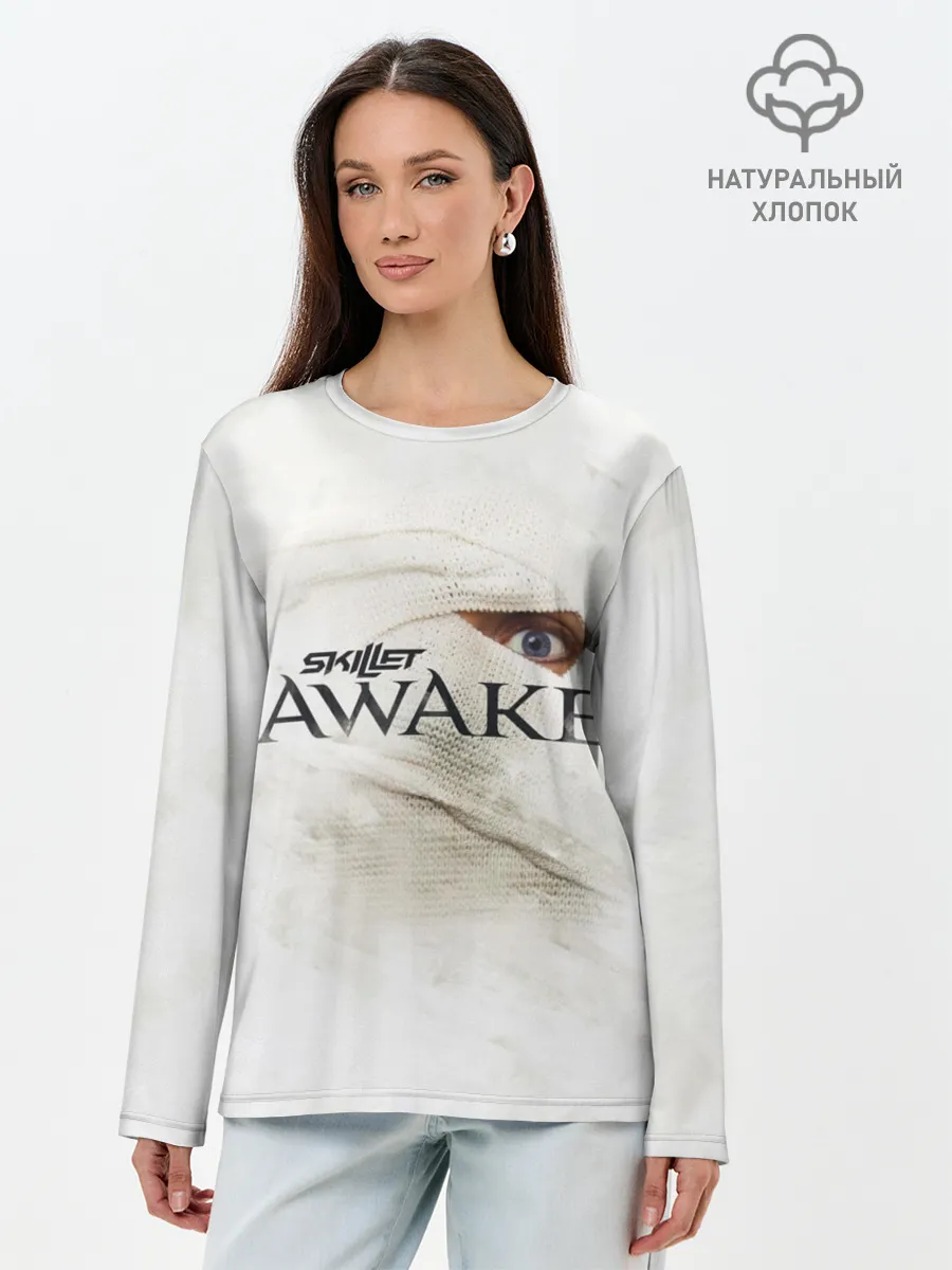 Лонгслив женский. Хлопок / Awake