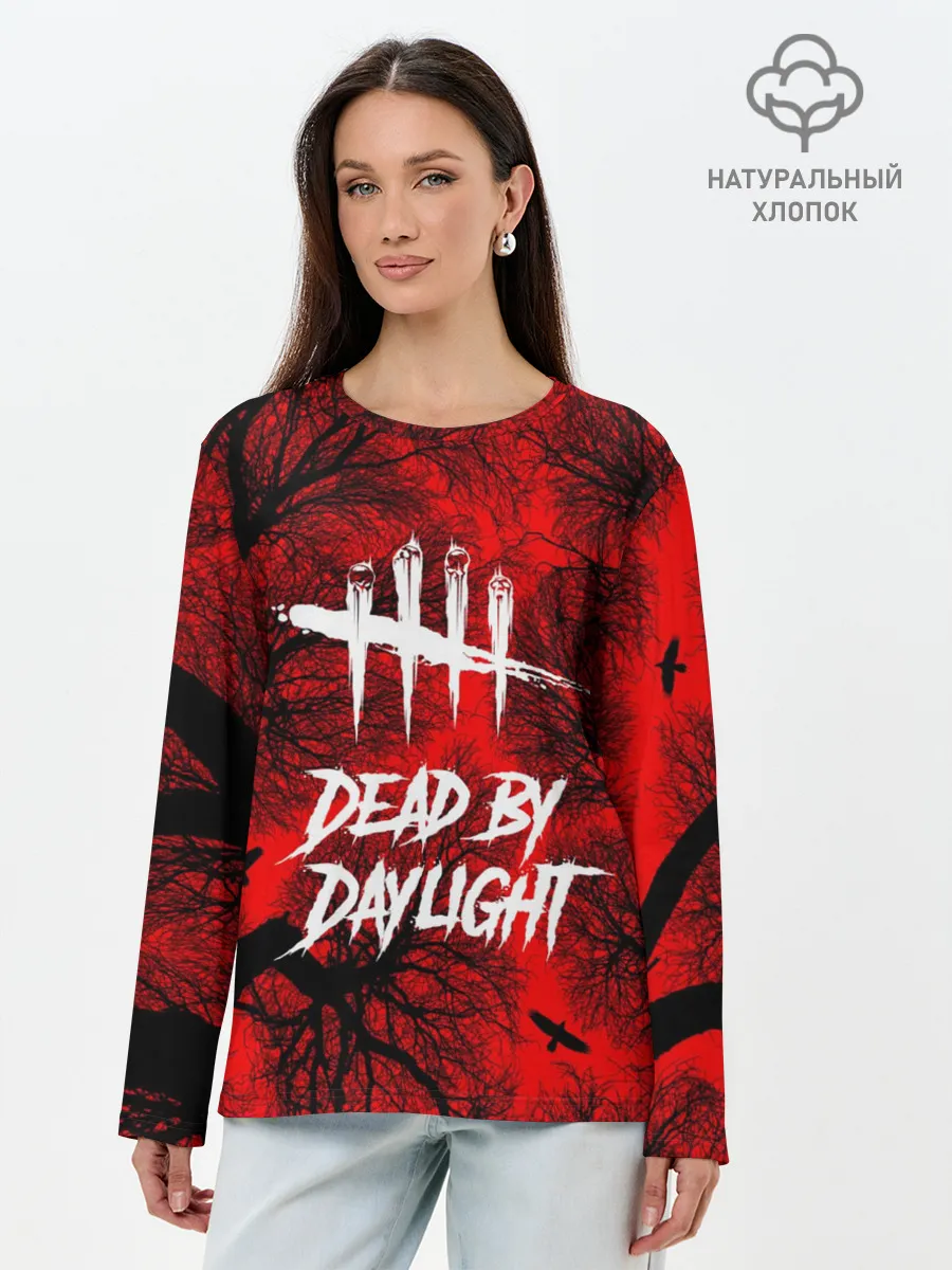 Лонгслив женский. Хлопок / Dead by Daylight