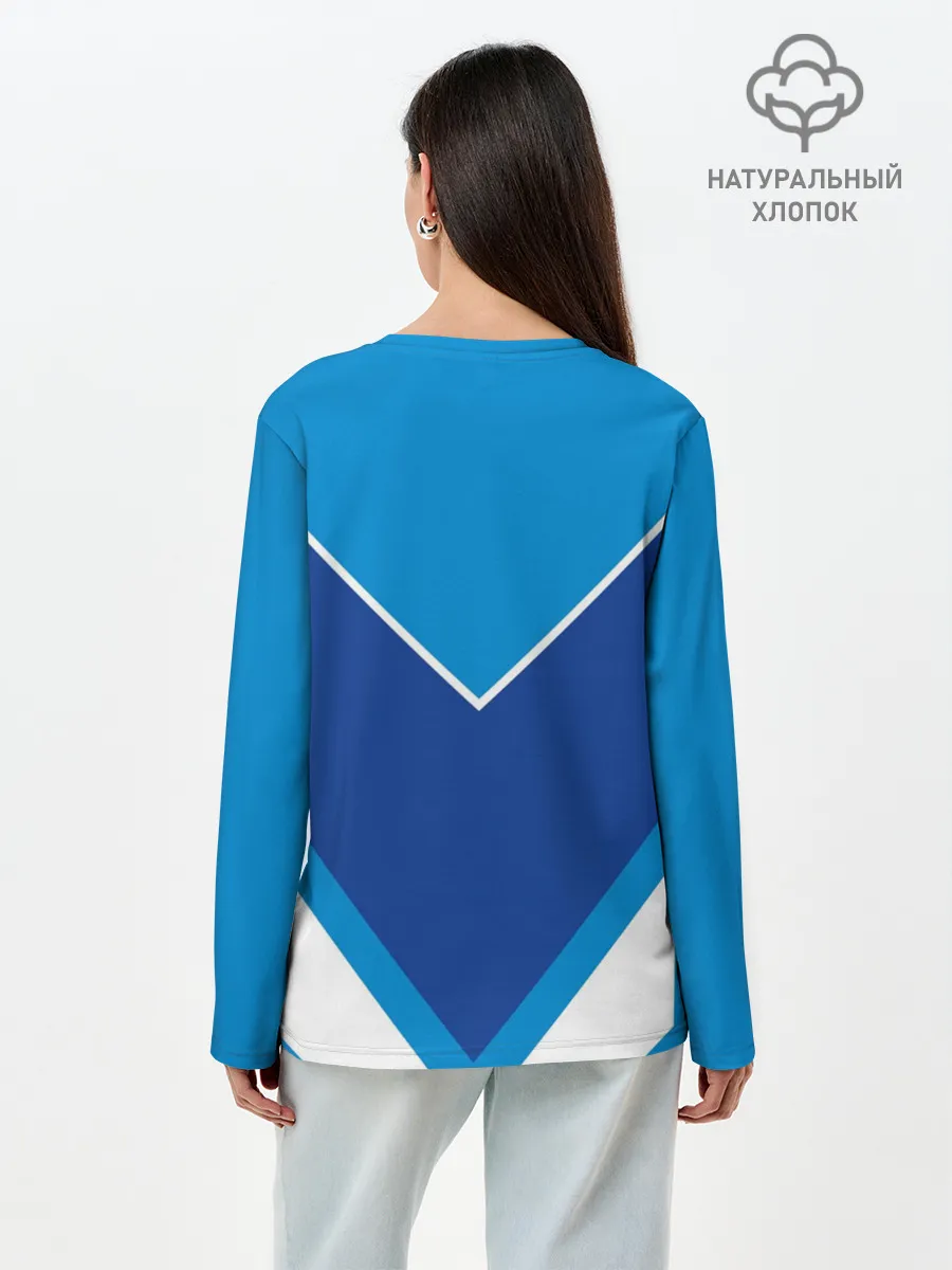 Лонгслив женский. Хлопок / Сгущенка