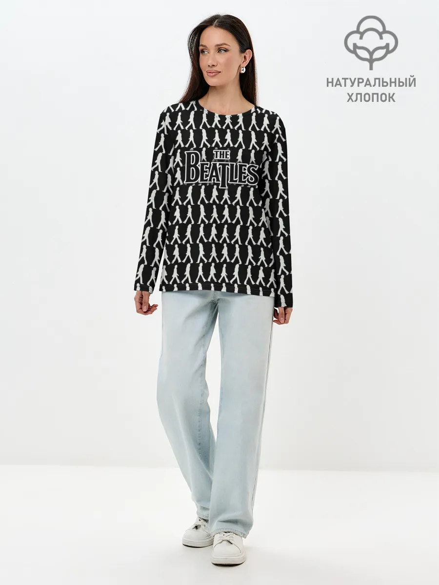 Лонгслив женский. Хлопок / The Beatles