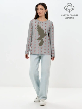 Лонгслив женский. Хлопок / Hollywood Undead