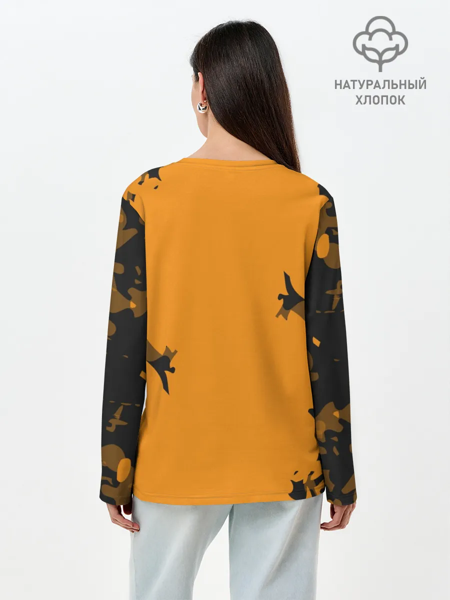 Лонгслив женский. Хлопок / БИТКОИН | BITCOIN