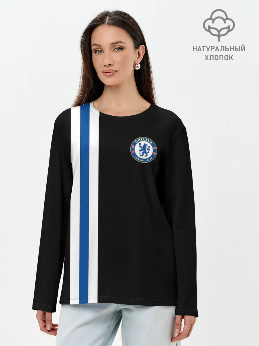 Лонгслив женский. Хлопок / Chelsea / Line Сollection 2
