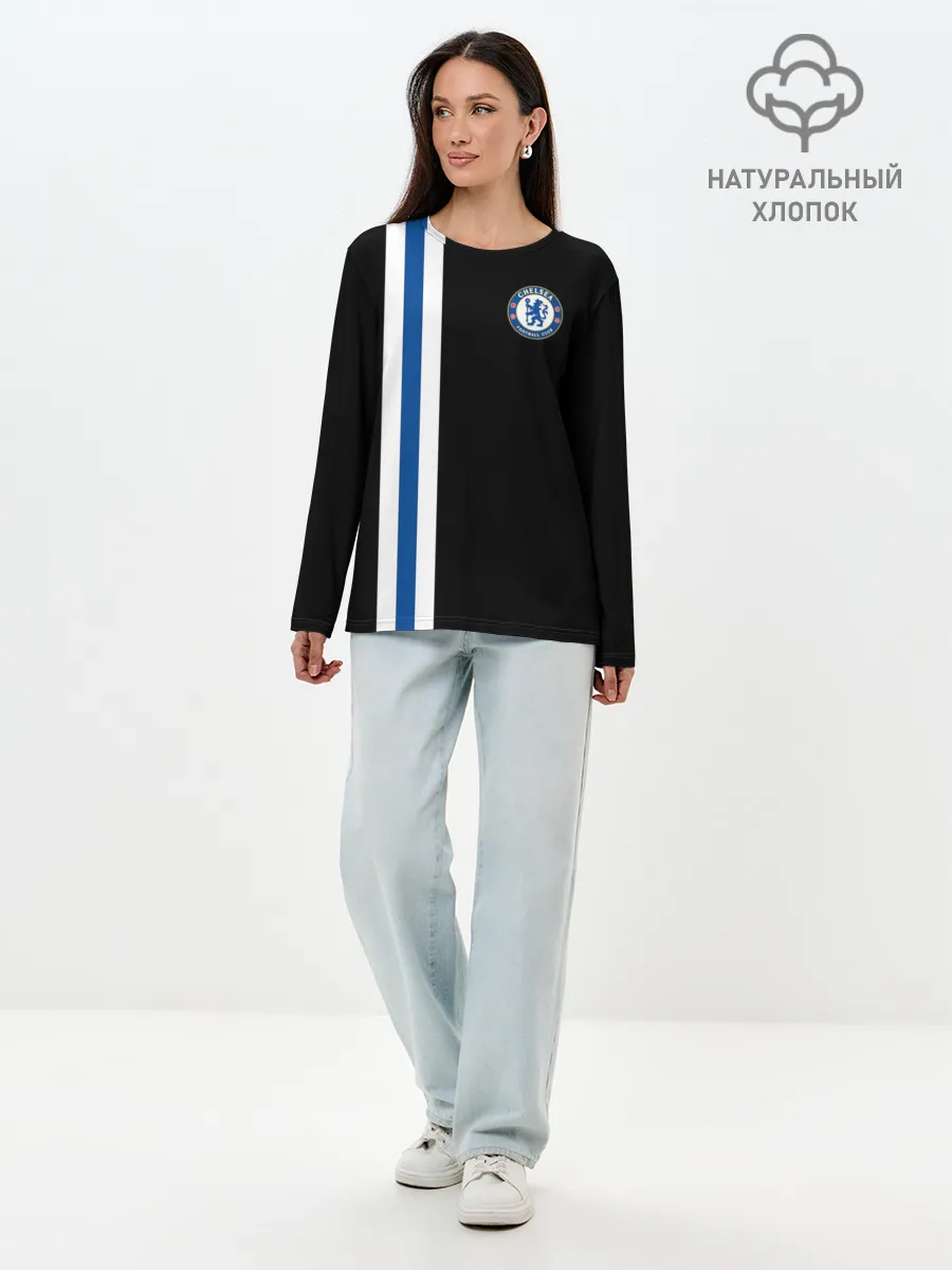 Лонгслив женский. Хлопок / Chelsea / Line Сollection 2