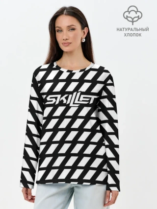 Лонгслив женский. Хлопок / Skillet
