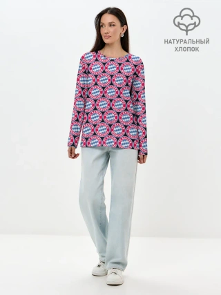 Лонгслив женский. Хлопок / Bayern Munchen