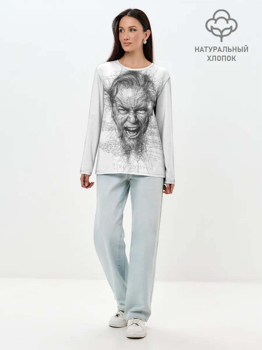 Лонгслив женский. Хлопок / Metallica James Alan Hatfield