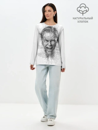 Лонгслив женский. Хлопок / Metallica James Alan Hatfield