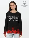 Лонгслив женский. Хлопок / Cannibal Corpse