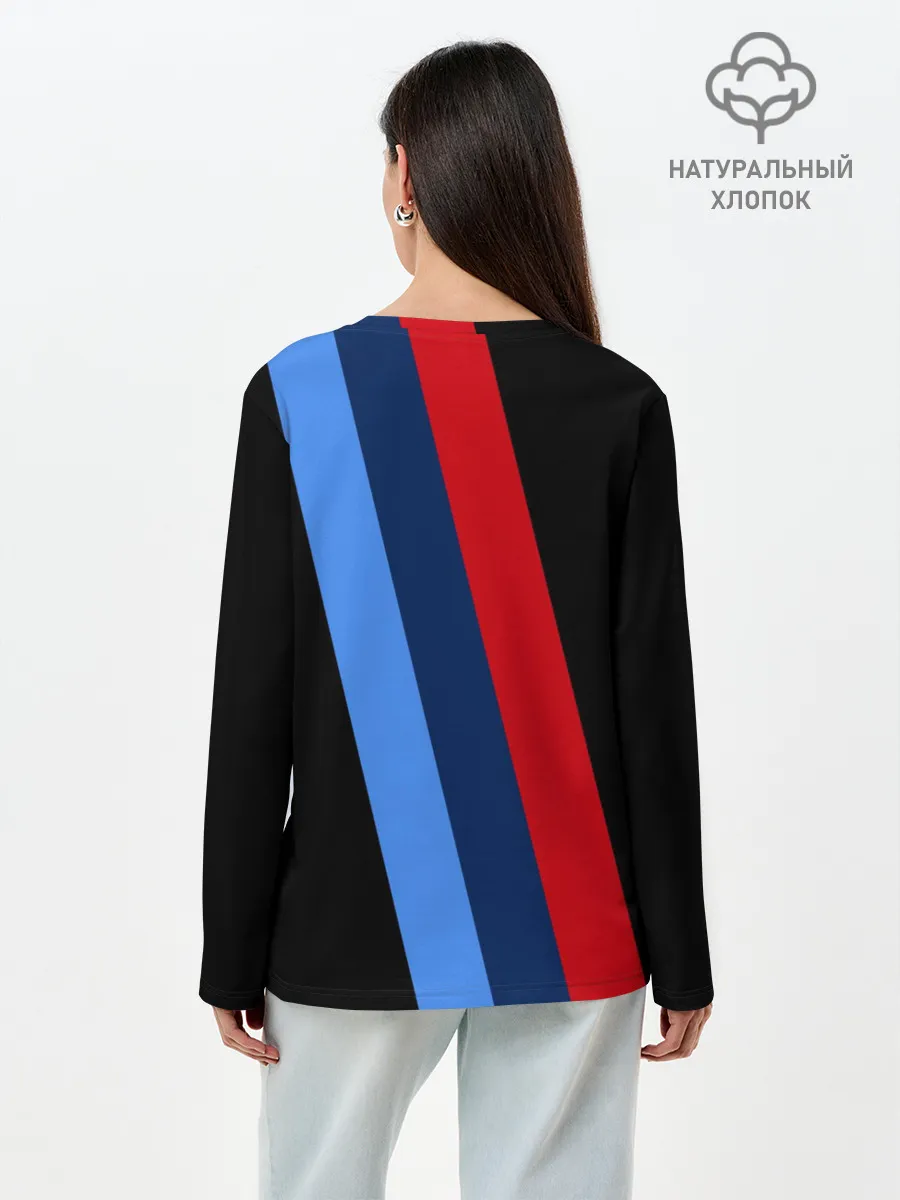 Лонгслив женский. Хлопок / BMW 2021 M SPORT / БМВ М СПОРТ