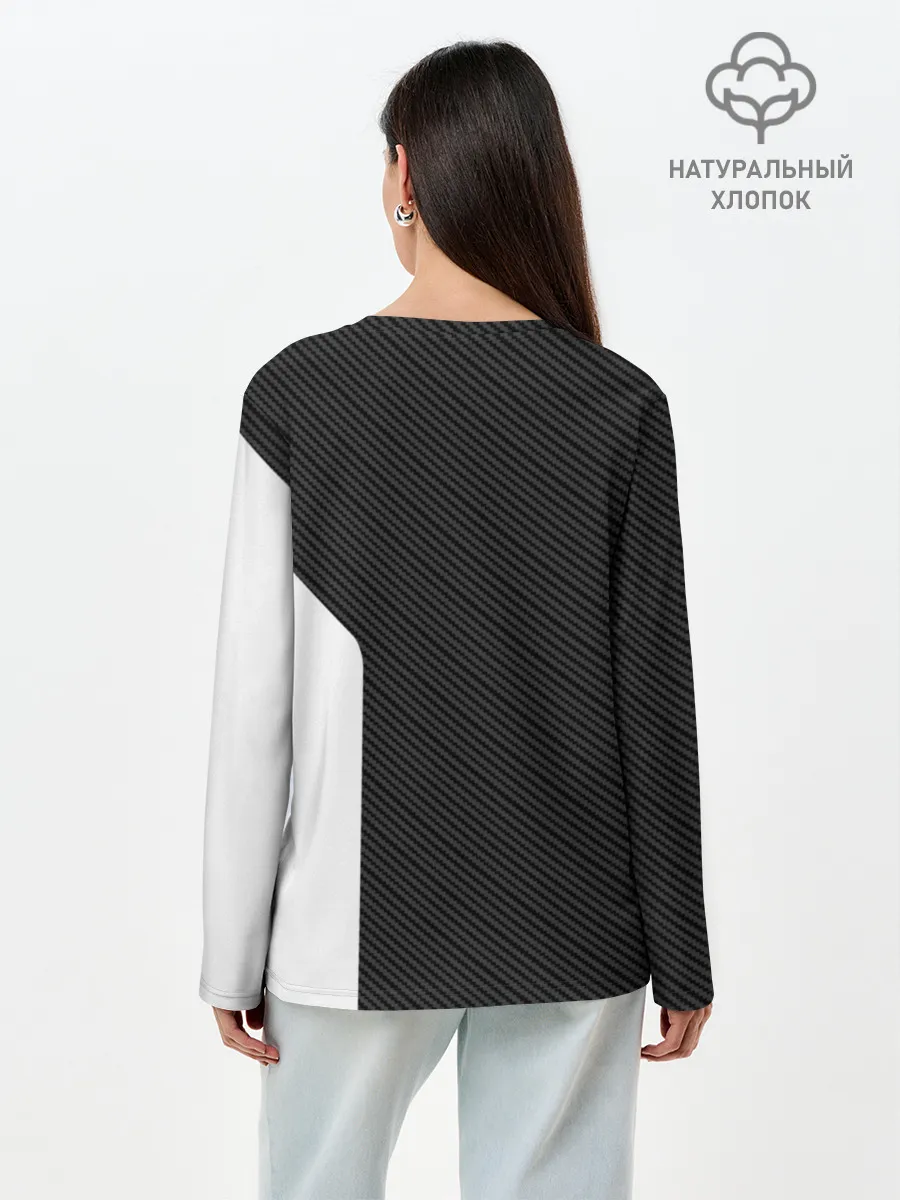 Лонгслив женский. Хлопок / BMW CARBON | БМВ КАРБОН