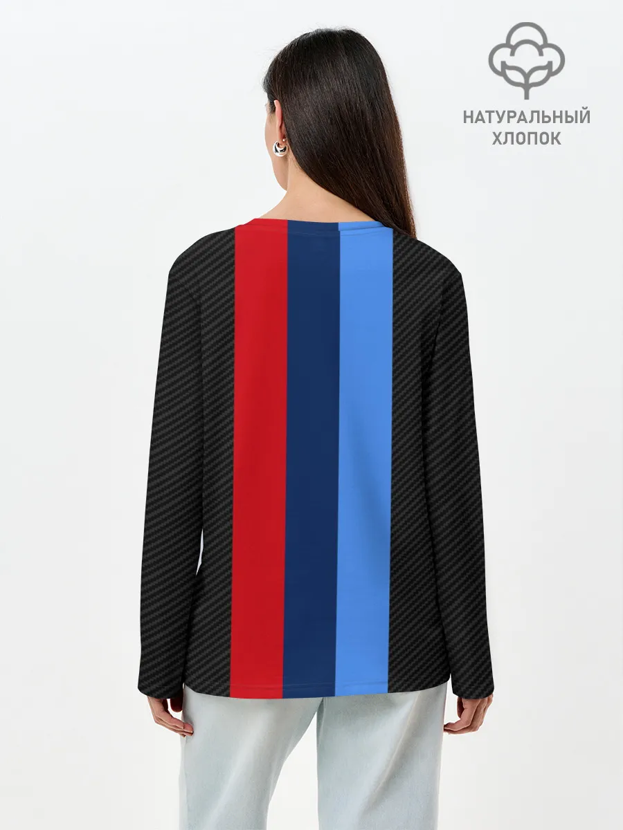 Лонгслив женский. Хлопок / BMW SPORT