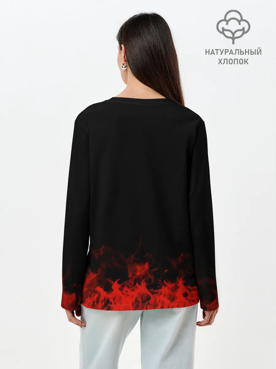 Лонгслив женский. Хлопок / Aerosmith