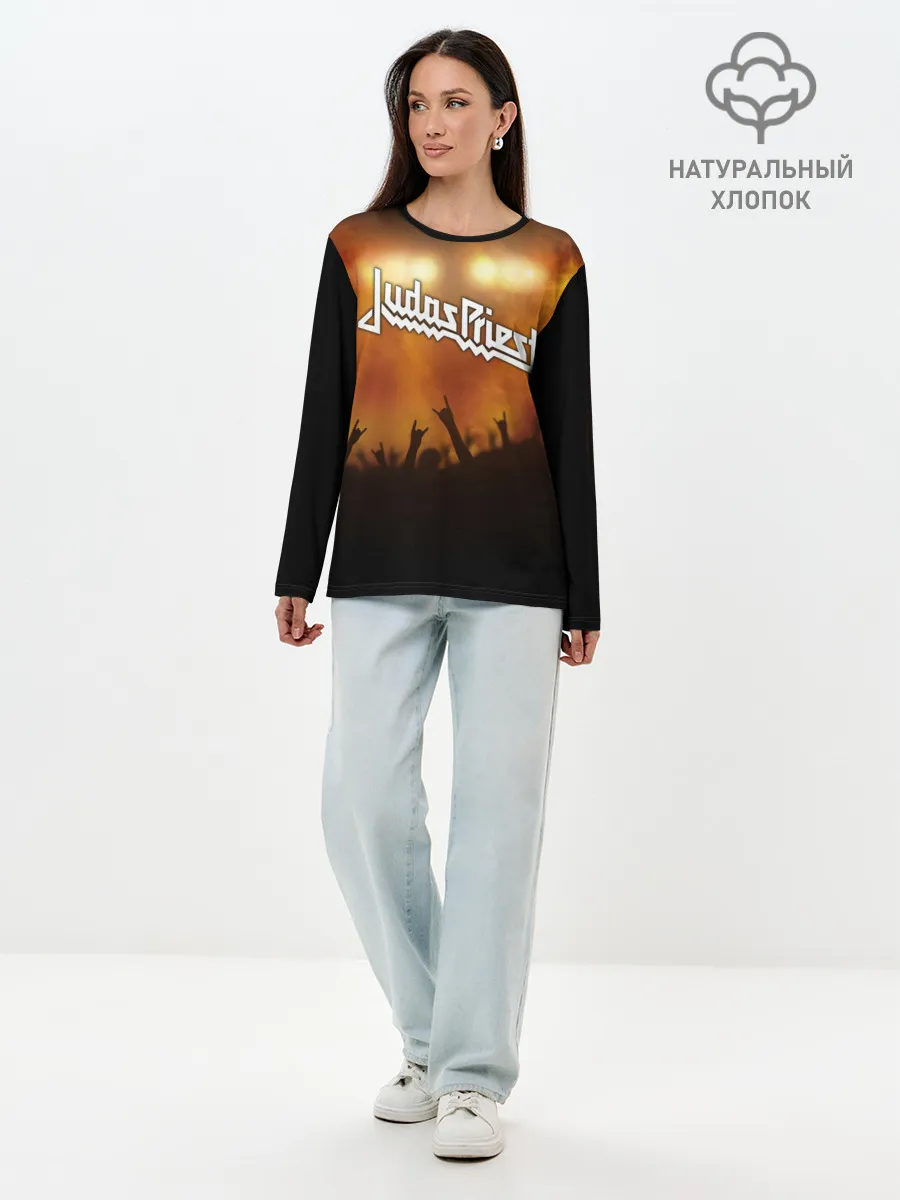 Лонгслив женский. Хлопок / Judas Priest