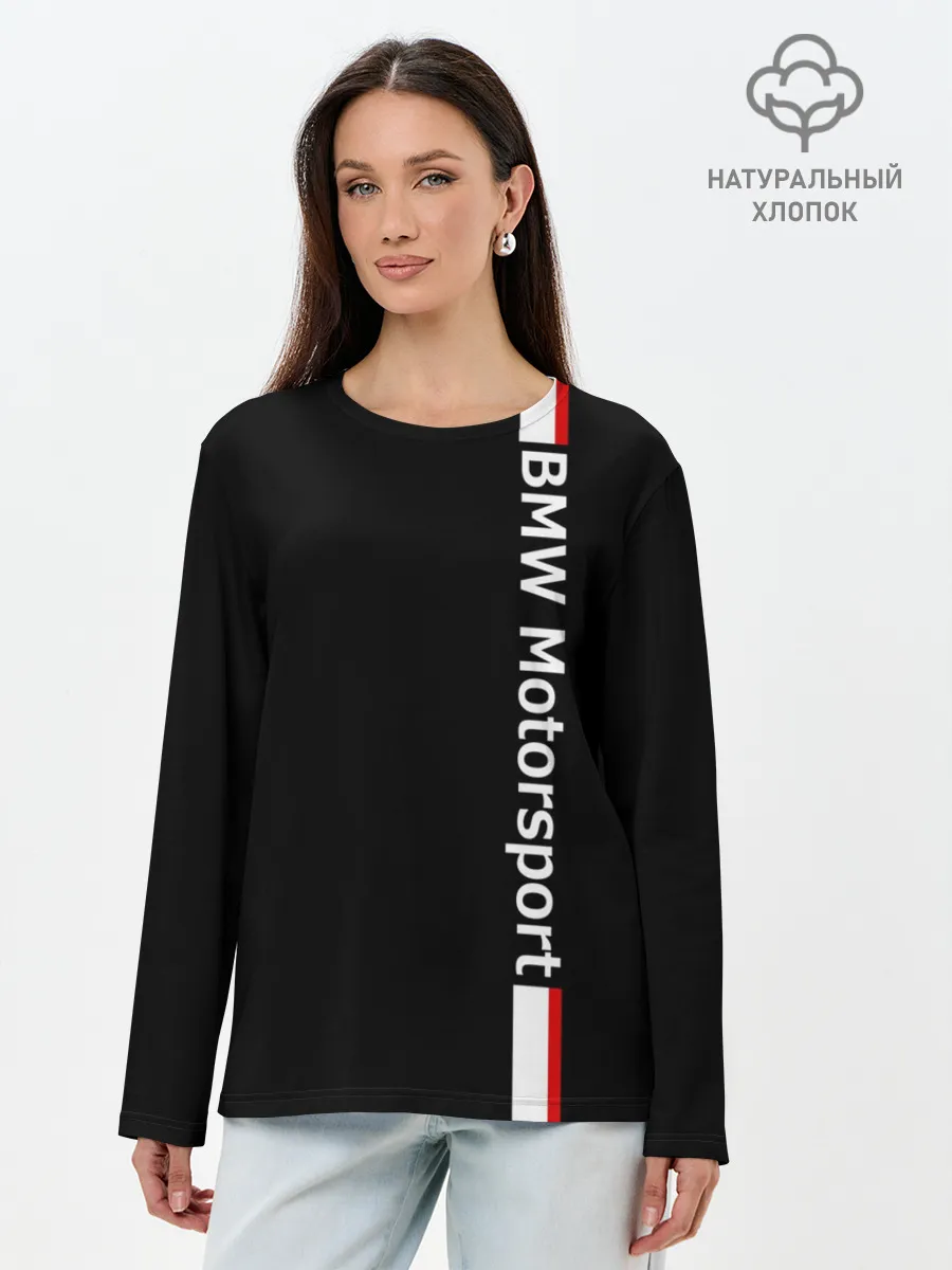 Лонгслив женский. Хлопок / BMW Motorsport