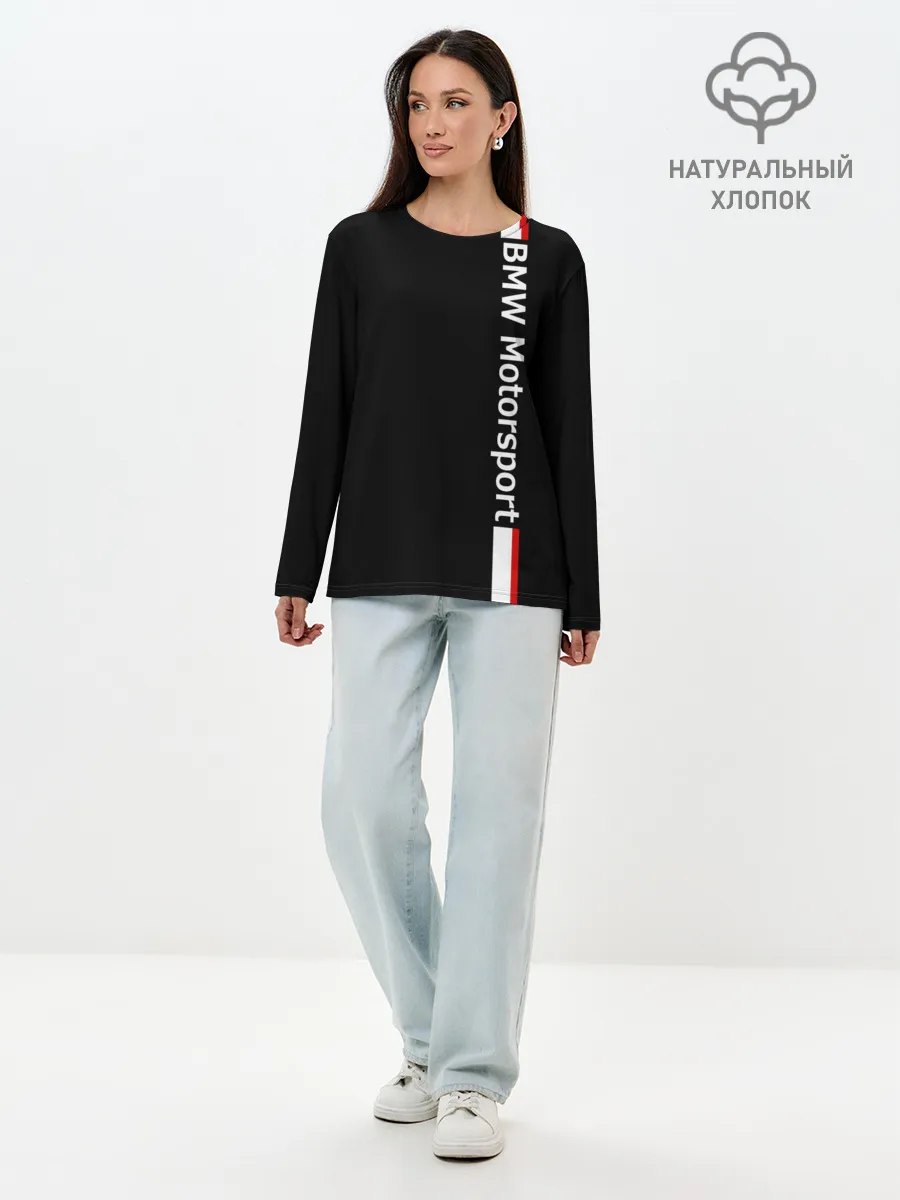 Лонгслив женский. Хлопок / BMW Motorsport