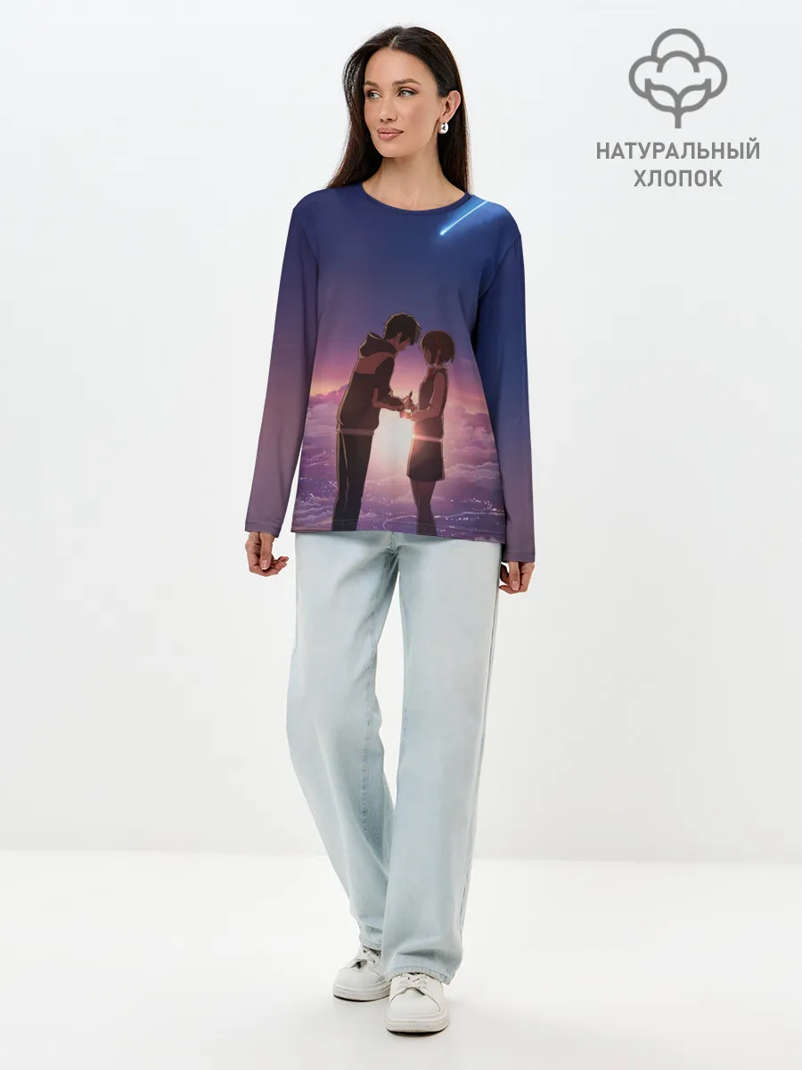 Лонгслив женский. Хлопок / Sun