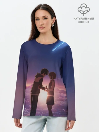 Лонгслив женский. Хлопок / Sun