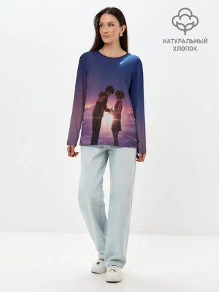 Лонгслив женский. Хлопок / Sun