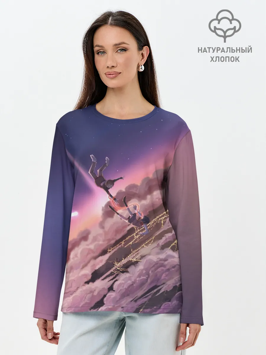 Лонгслив женский. Хлопок / Falling