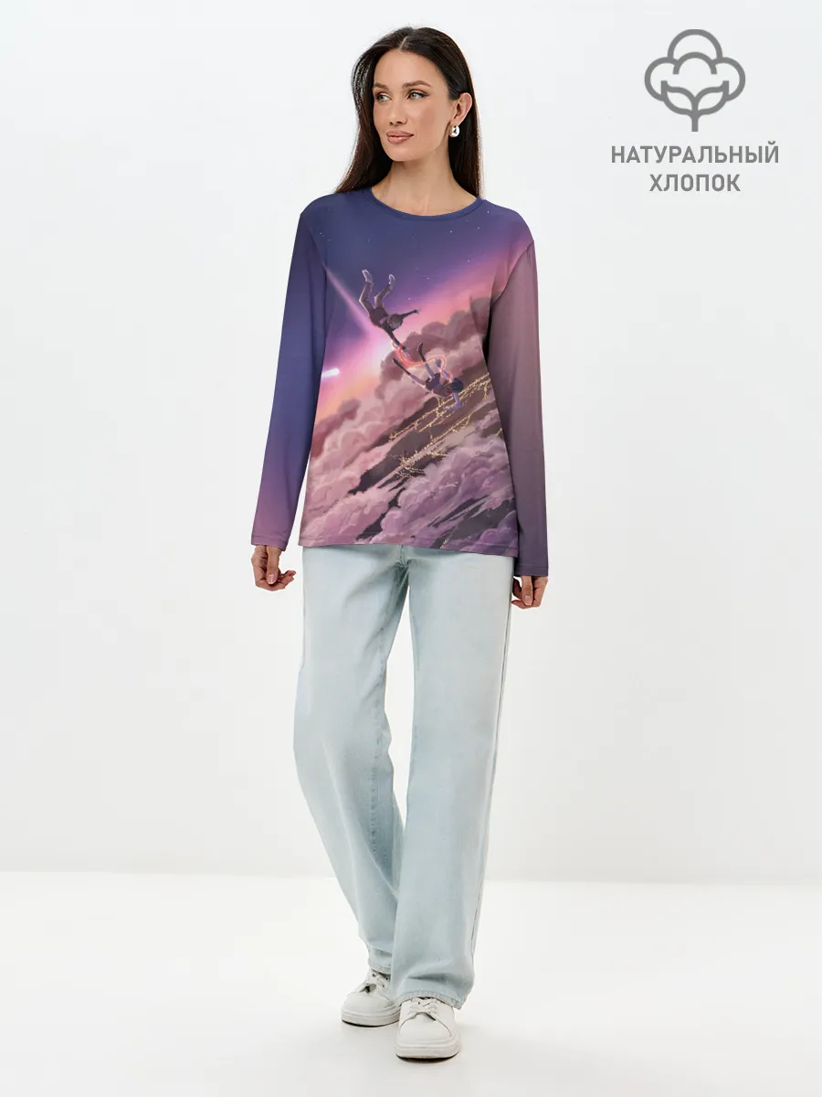 Лонгслив женский. Хлопок / Falling